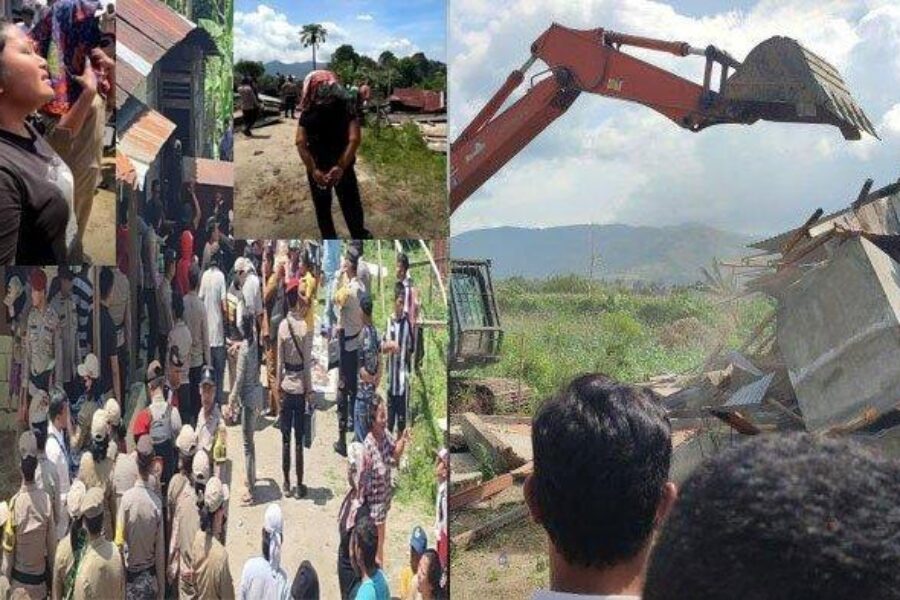 Ibu-Ibu Bersujud, Menangis Minta Keringanan! Eksekusi Rumah di Dairi Tetap Berjalan