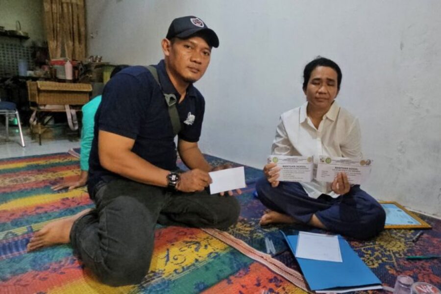 Kontribusi nyata Serikat Pekerja PT.NOK bagi anggota : kepada keluarga yang berduka