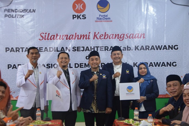 Silaturahmi Politik, PKS dan NasDem Komit Bangun Karawang
